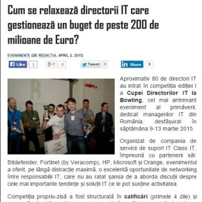 Cum se relaxează directorii IT care gestionează un buget de peste 200 de milioane de Euro?